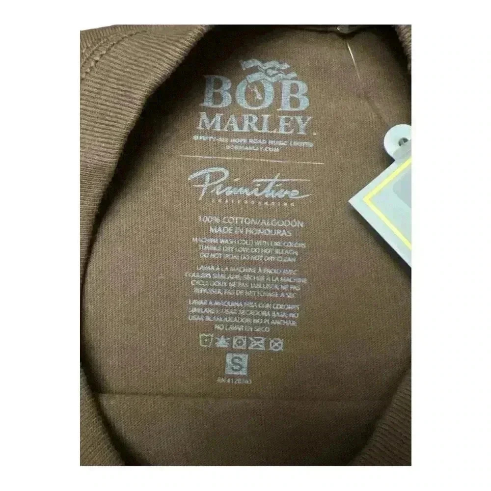 Bob Marley x Primitive Brown Men’s Graphic T-Shirt. NWOT - Picture 5 of 6